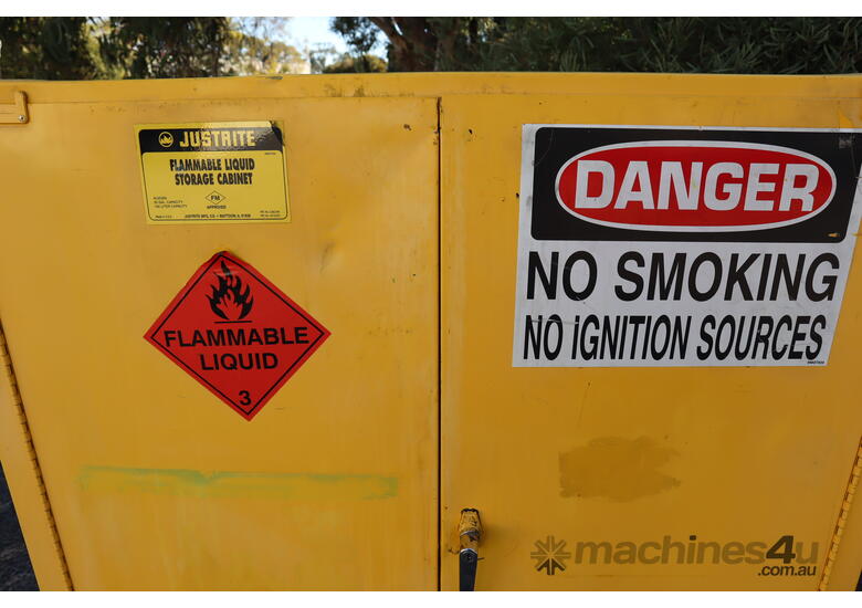 caption Justrite Safety Cabinet Flammable Liquid Storage 160L
