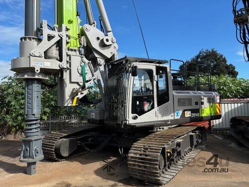 caption Zoomlion ZR140 drilling rig. Kelly and Crane Safe ready to go.