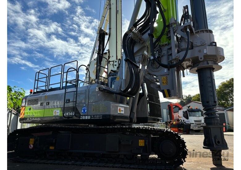 caption Zoomlion ZR140 drilling rig. Kelly and Crane Safe ready to go.