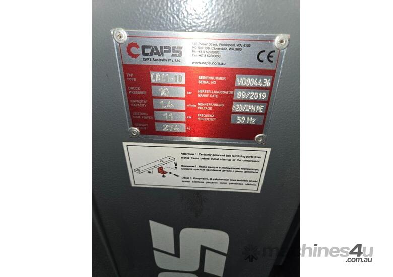 caption CAPS Air Compressor 10 Bar, 11kW, Model: CR11-10