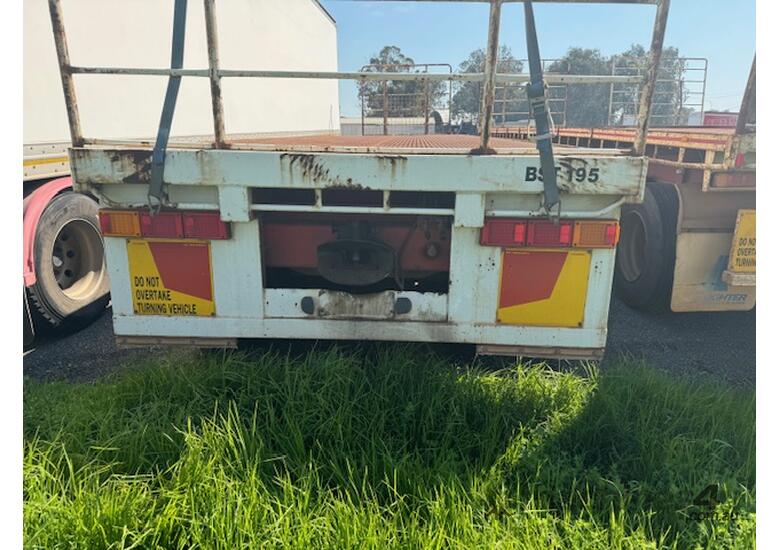 caption Trailer Flat Top Freighter 40ft Lead 1999 Tri SN1662