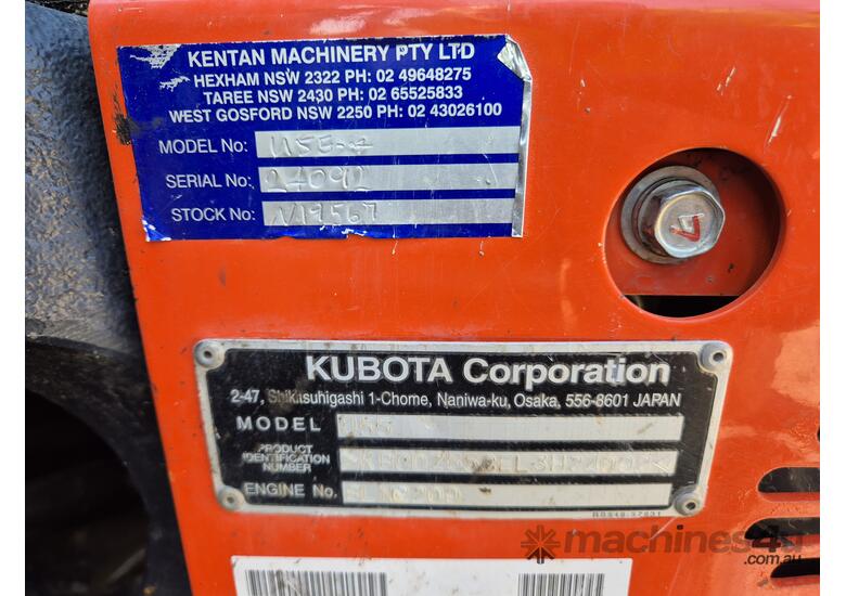 caption 2020 Kubota U55-4 Excavator