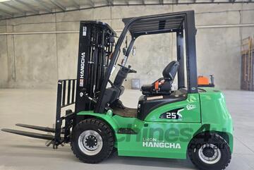 Shantui Lithium Electric Forklift - 2.5T | Container Mast, Side Shift, Fast Charging