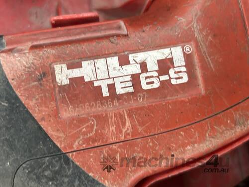 caption Hilti TE 6-S Rotary Hammer Drill