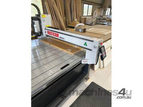 caption 2021 Multicam SR2412vi CNC + 2T Hydraulic Lifter