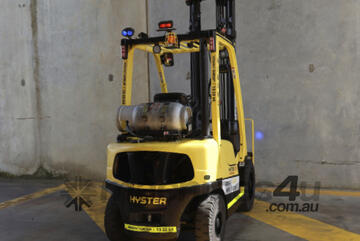Hyster 2.5T LPG counterbalance forklift with PSI 2.4L engine. Hyster 2.5T LPG counterbalance forklift with PSI 2.4L engine.