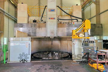 2012 S&T Korea Model ST-40/55VC Turn Mill CNC Vertical Borer