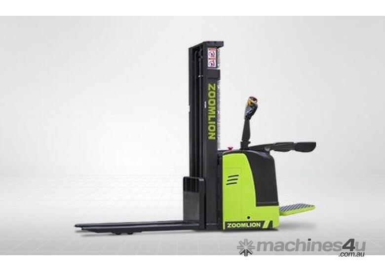 caption 2024 Zoomlion DB15E Electric Stacker Pallet Jack