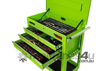 194Pc 4 Drawer 33 Diagnostic Tool Cart (Green)