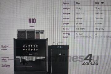 NiO AUTO COMMERCIAL MACHINE PACKAGE by de JONG DUKE NiO incl Fridge/Frother - Below1/4 NEW PRICE!