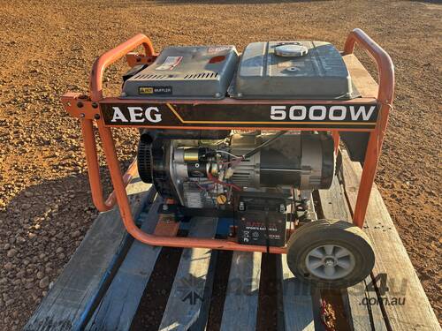 UNRESERVED 1 x AEG AGN5000DEB  Diesel Generator
