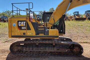 2018 Caterpillar 323 CAT 323 NG Doherty HydTilt Hitch Factory 3D System