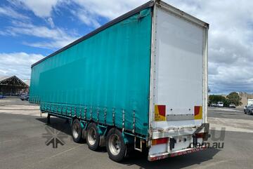 2008 Vawdrey VBS3 Tri Axle Drop Deck Curtainside B Trailer