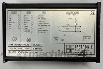Ipetronik SIM-THERMO16 NiCrNi Thermocouple Module | 530-001-2710 |  
