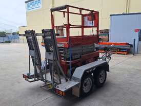 2002 Snorkel S1930 Scissor Lift & Trailer - picture0' - Click to enlarge