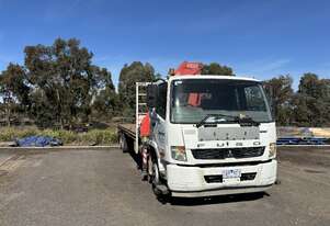 2014 Fuso Fighter 2427 Tray with Fassi F155 Crane