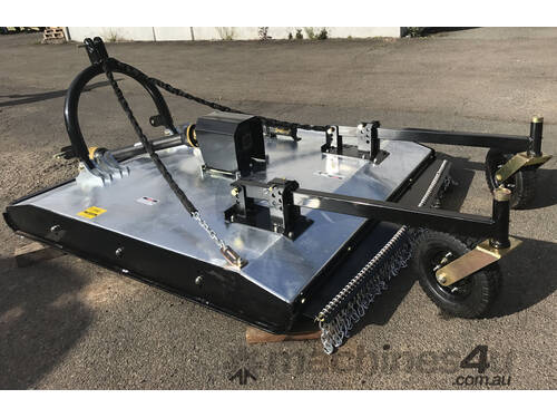 WHM 6' Gal Heavy Duty Plate Construction Slasher with Dual Wheel Kits