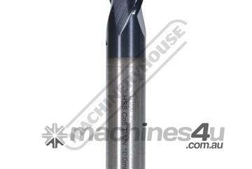 2FSS-10 10mm Metric Slot Drill HSS with 5% Cobalt TiAIN Coating