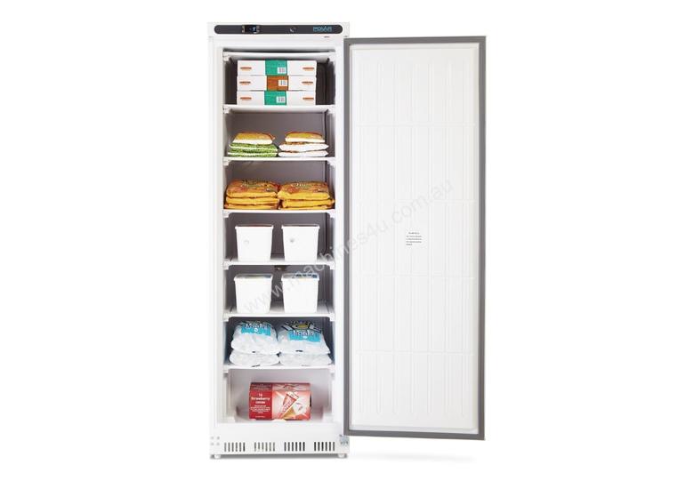 caption Polar CD613-A - 365Ltr Single Door Upright Freezer White