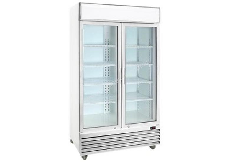caption F.E.D Two Door Upright Display / Drink Fridges LG-1000GE