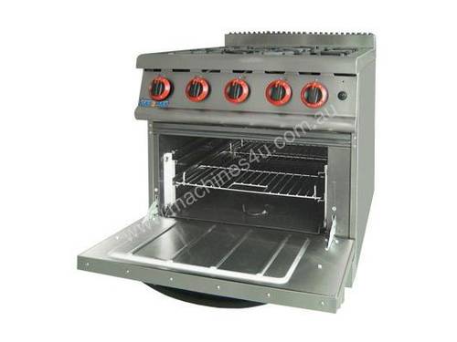 F.E.D. JZH-RP-4(R) GASMAX 800 Series Four Burner with Oven