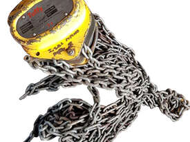 Chain Hoist 1 ton x 6 meter drop Block and Tackle Nobles Rigmate Shop Crane t - picture0' - Click to enlarge