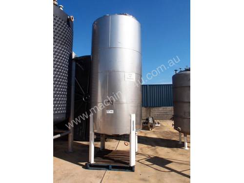 Pressure Vessel (Stainless Steel & Insulated), Capacity: 4,000L