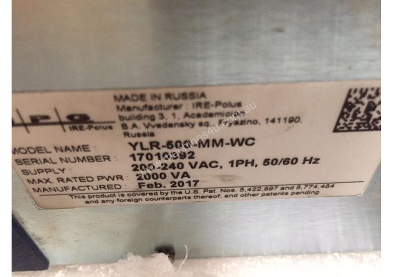 caption IPG YLR Fiber Laser 500w (laser only)