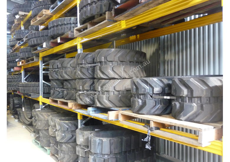 caption Kubota U35/U45 Excavator Rubber Tracks