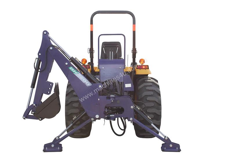 caption 80HP TRACTOR BACKHOE ATTACHMENT, 3 POINT LINKAGE INCLUDES BUCKET