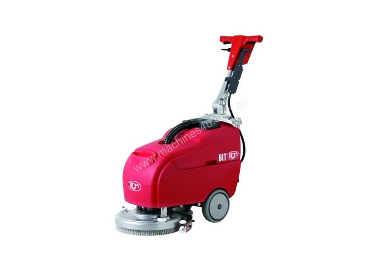 caption RCM Bit Walk Behind Floor Scrubber