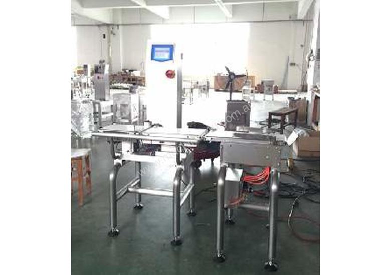 caption Checkweigher with Twin Arm Reject