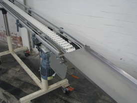 Motorised Plastic Chain Belt Conveyor - 2.2m long - picture0' - Click to enlarge