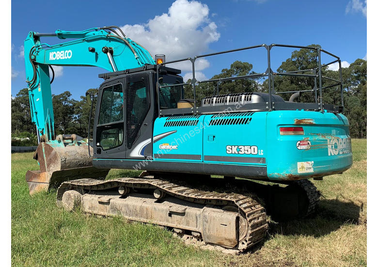 caption Kobelco SK350 Tracked-Excav Excavator