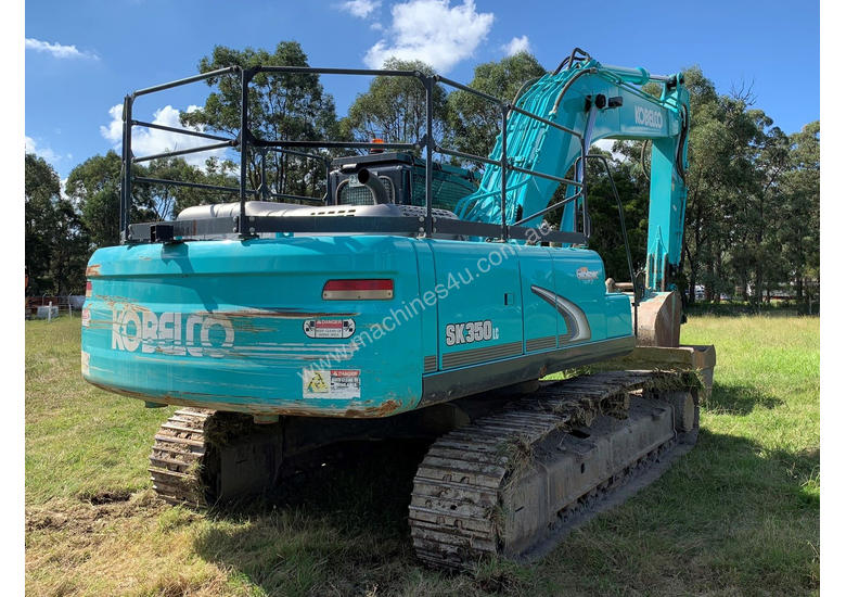 caption Kobelco SK350 Tracked-Excav Excavator