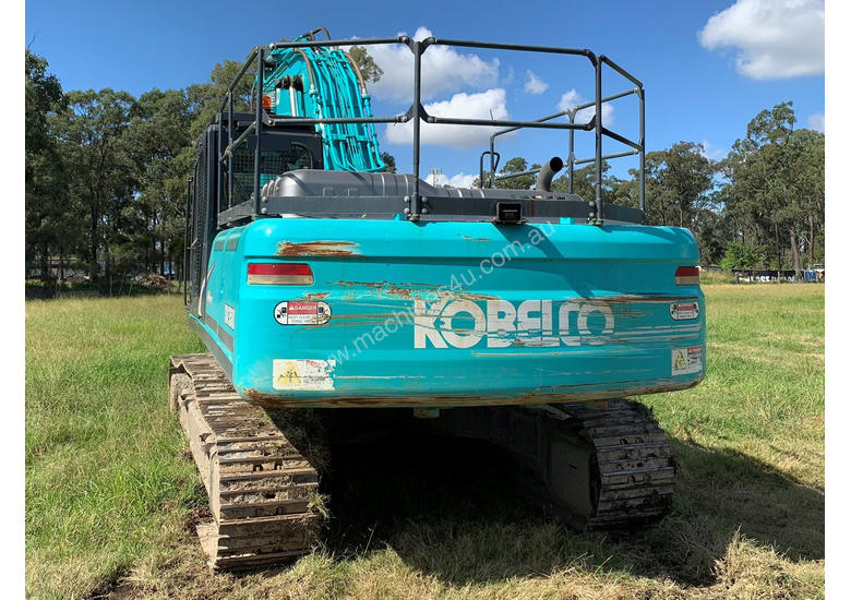 caption Kobelco SK350 Tracked-Excav Excavator