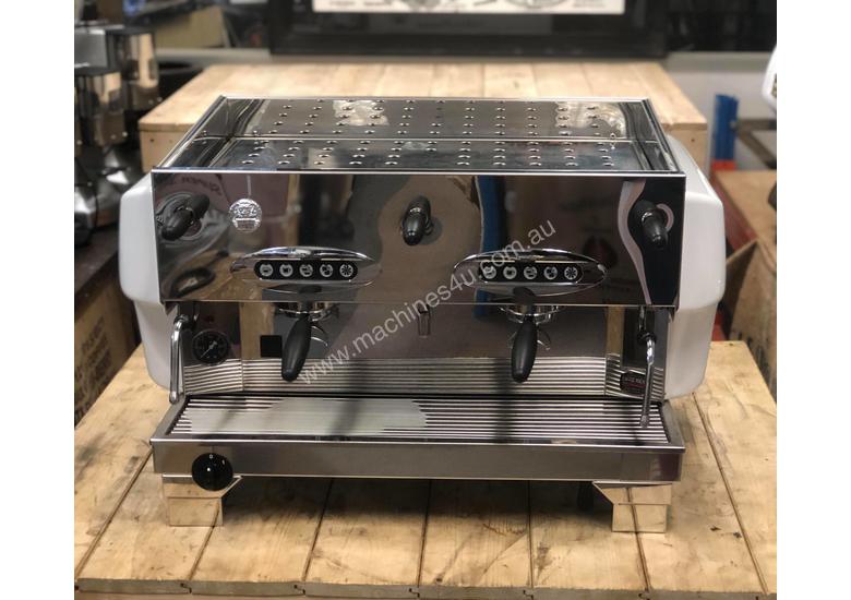 Used la san marco LA SAN MARCO 80E LISCIA 2 GROUP WHITE ESPRESSO COFFEE