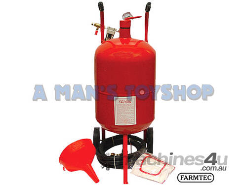 SANDBLASTER AIR 37 LITRE TANK 60-125PSI