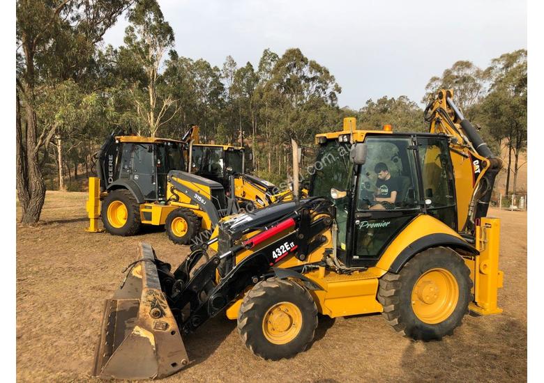 Used Caterpillar CAT 432E IT Tool Carrier BackHoe Loader JIB FORK Quick H 4in1 4WD Extendahoe