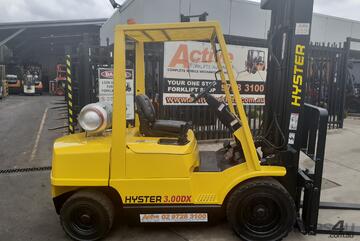 ACTIVE FORKLIFTS - Hyster Forklift 3 Ton 3700mm lift 2002 model Side shift Fresh Paint Only $9999+gs