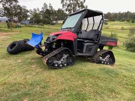 POLARIS RANGER UTV 4X4 with Rubber PROSPECTOR TRACK SYSTEM & SNOW BLADE - picture2' - Click to enlarge