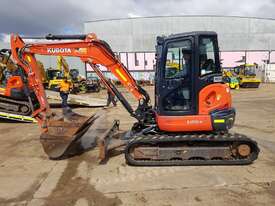 KUBOTA U55-4 WITH A/C CABIN, RUBBER TRACKS AND LOW 1340 HOURS - picture1' - Click to enlarge