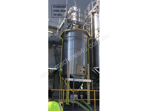 Stainless steel silo 20 cbm capacity
