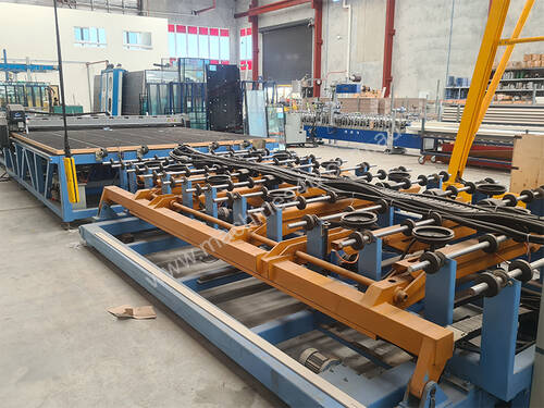 Float Glass Cutting Line With Robot Pick up