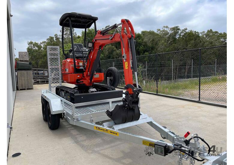 caption PACKAGE - XN18 1.8t + 8 ATTACHMENTS + 3.5T TRAILER