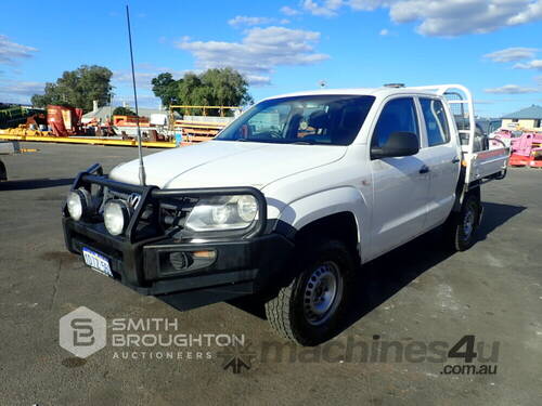 2011 VOLKSWAGON AMAROK 4X4 DUAL CAB TRAY BACK UTE