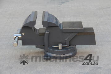 Heavy Duty 150 mm Swivel Base Bench Vice with Anvil HPS-150, Forge-hardened Serrated Steel Jaws