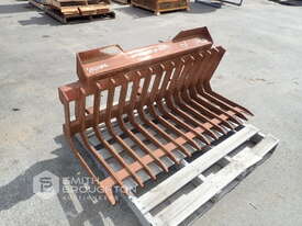 1400MM RAKE BUCKET TO SKID STEER - picture0' - Click to enlarge