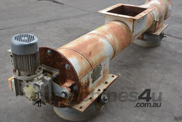 Large 350mm carbon steel helical screw conveyor auger selective diverter feeder Large 350mm carbon steel helical screw conveyor auger selective diverter feeder