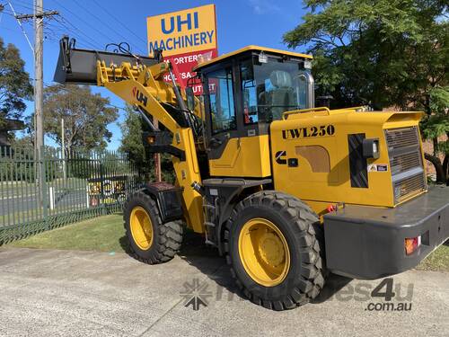 Free Delivery and Service Kit! UHI UWL250 2.5T Capacity 100hp Cummins Engine Wheel Loader